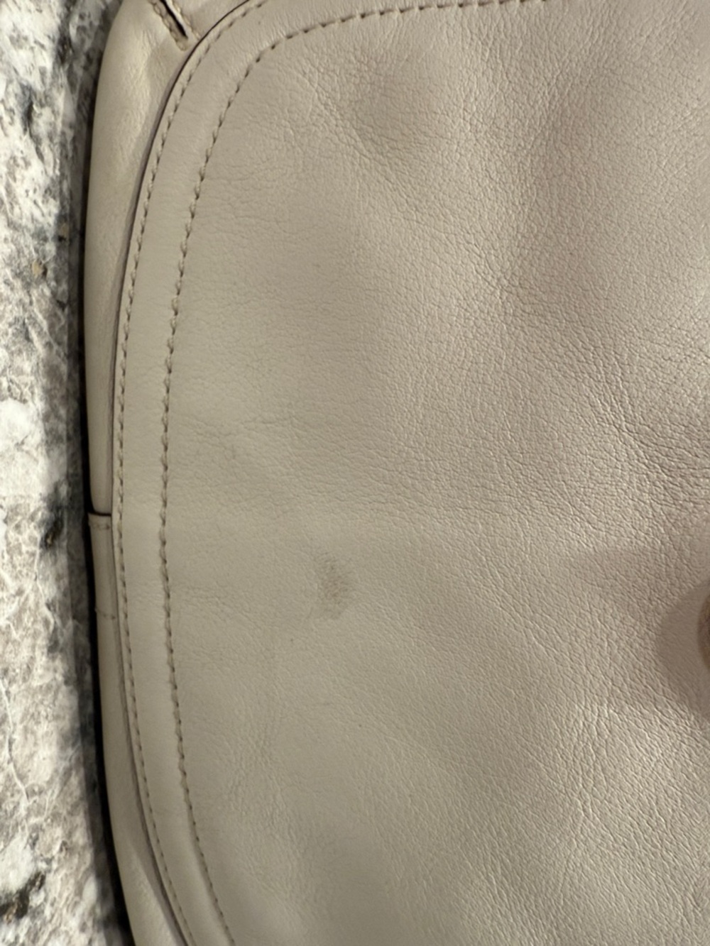 Coach Ergo Hobo Bag 10743 Ivory Leather Shoulder Bag Vintage Y2K - Picture 8 of 9